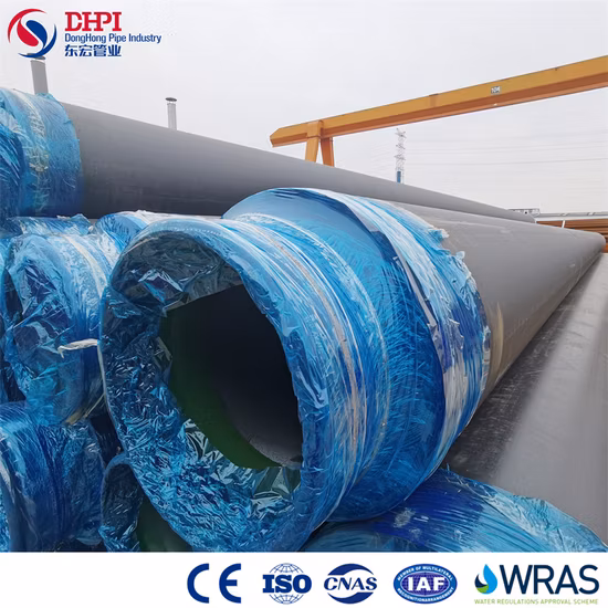 Isolamento de espuma de poliuretano e revestimento HDPE pré
